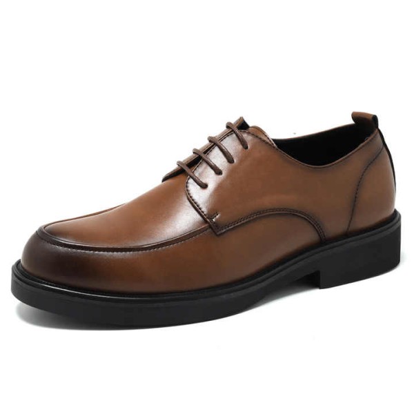 Spring and Autumn Men's Casual Leather Shoes Wide ...