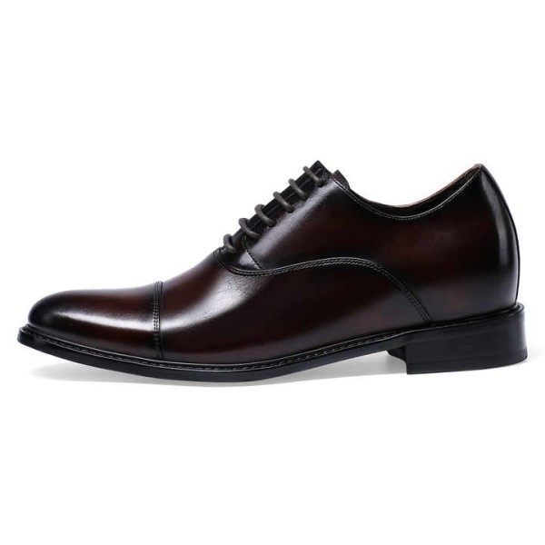 Elegant Dark Brown Handmade Wedding Shoes