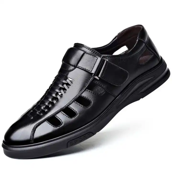 New Designs Sandals Summer Beach Men Casual Leathe...