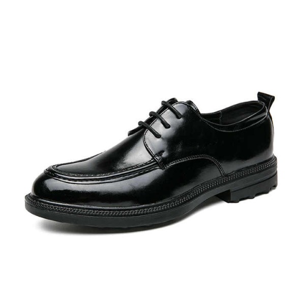 Men Genuine Leather Wedding Shoes Soft Sole Suit D...