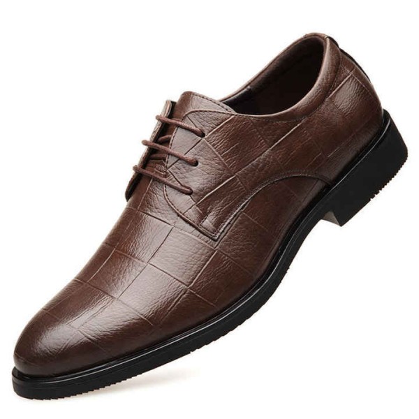 Men's Business and Casual Checkered Shoes