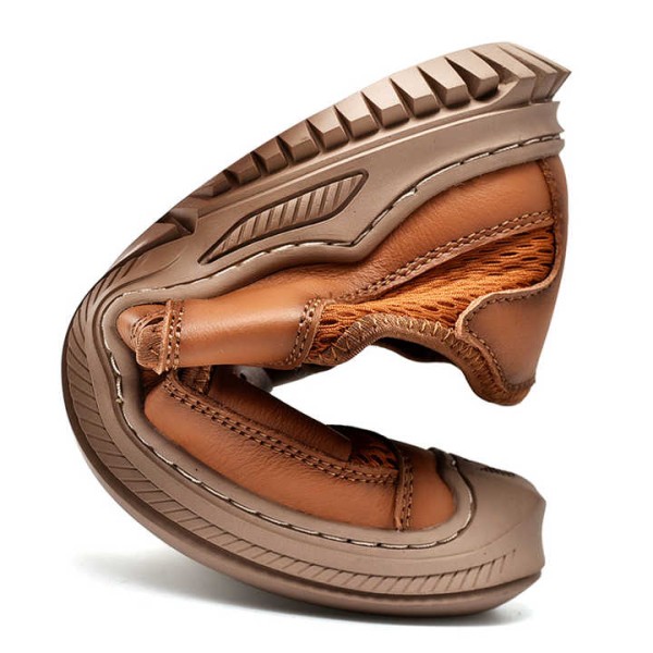 Beach Sandals Genuine Leather Men Sandal With Protected