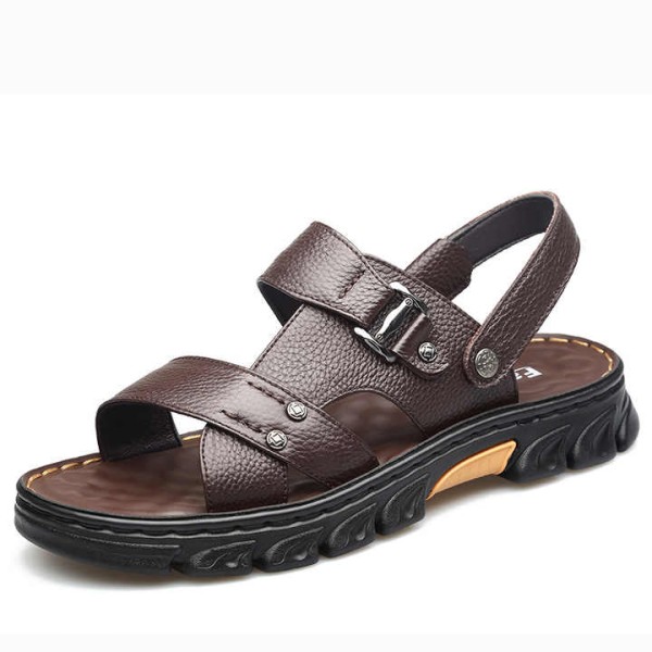 High Quality Anti slip Men Sandals Best Price Leat...