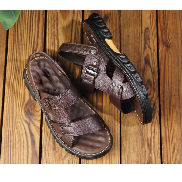 High Quality Anti slip Men Sandals Best Price Leather Men Sandals