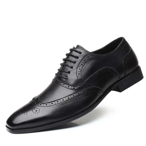 Casual Leather for Wedding Meetings Work Classic S...