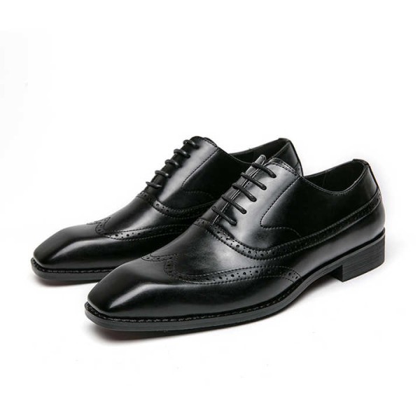 Fashion Walking Style Men Business Dress Shoes PU ...