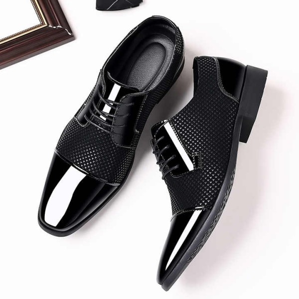 Summer Outlet Large Size Cheap Mens Dress Business Formal PU Leather Shoes