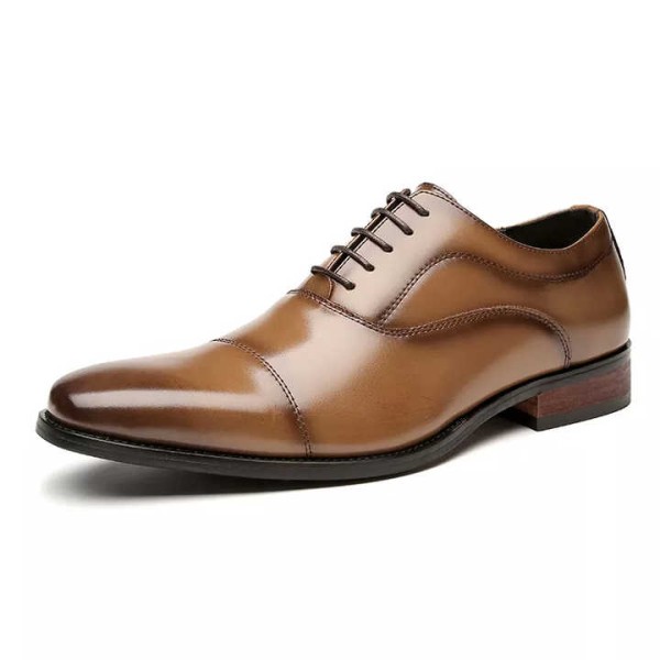 Men Genuine Leather Formal Shoes Dress Shoes & Oxf...