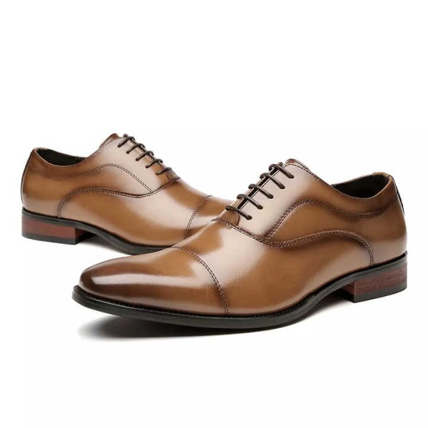 Men Genuine Leather Formal Shoes Dress Shoes & Oxford