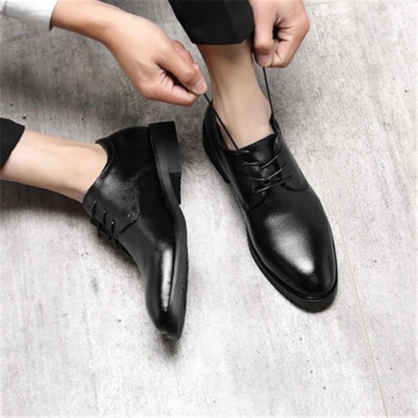 New Leather Shoes Men's Business Casual Shoes