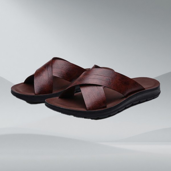 Men's New Summer Trend Fashion Sandals Affordable Leather Material