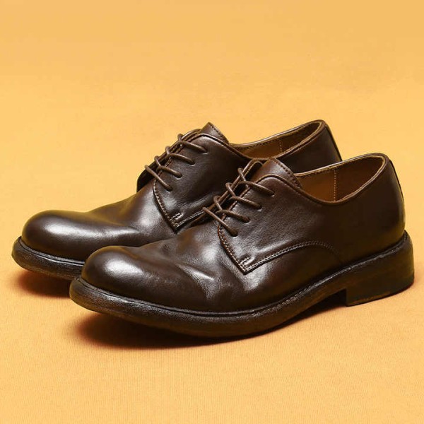 Fashion Retro Wedding Groom Gentleman Men's Soft Casual Dress Oxford Office Shoes