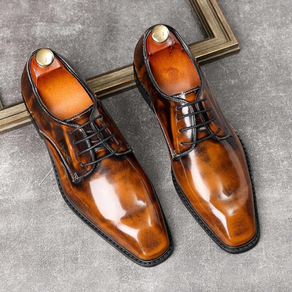 Autumn Men's Genuine Leather Business Suit Shoes