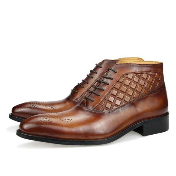 Men's Lace-up High Heels New Arrival Fashionable A...