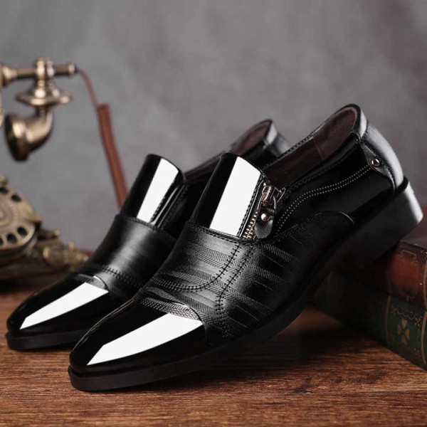 Luxury Business Oxford Leather Shoes Men Breathable Rubber Formal Dress Shoes